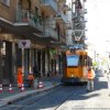 18/10/10 Prova transito tram in via Rossini dopo sostituzione binari